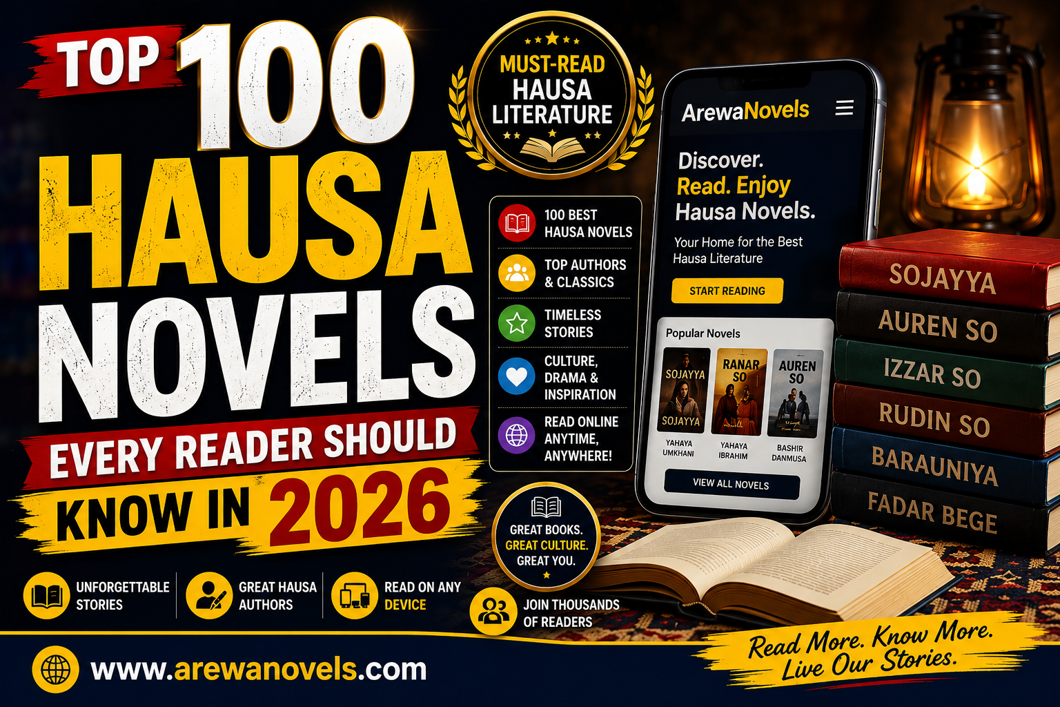 Top 100 Hausa Novels Every Reader Should Know in 2026: The Ultimate Must-Read Hausa Literature & Book List
