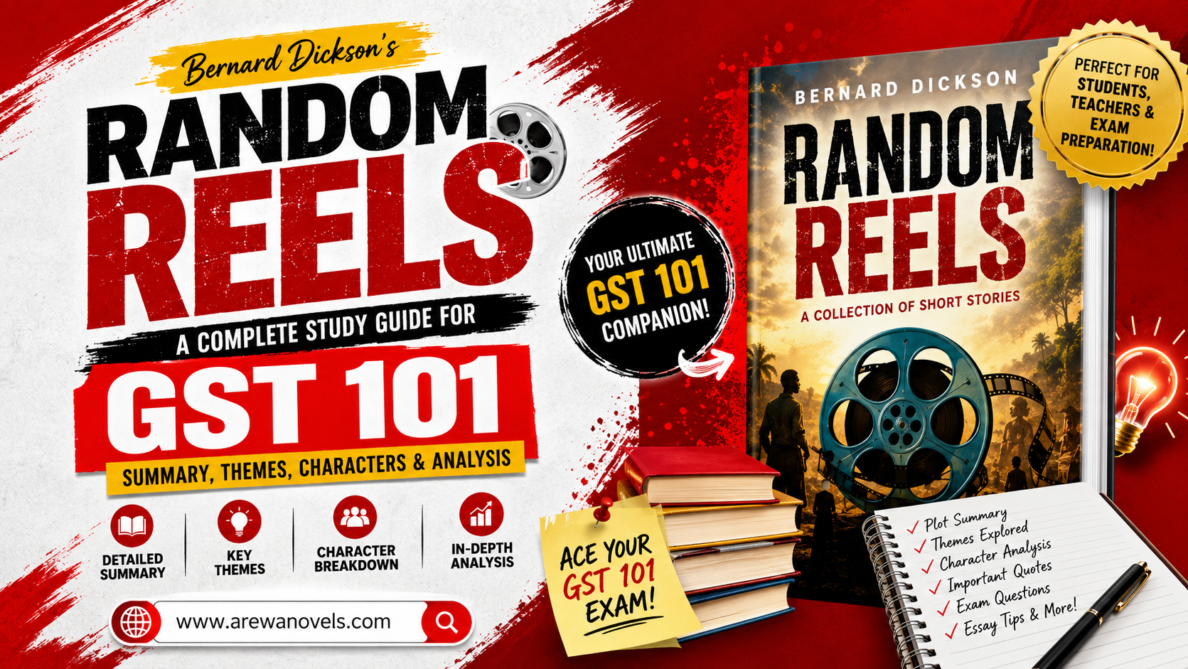 Random Reels by Bernard Dickson: A Complete Study Guide for GST 101