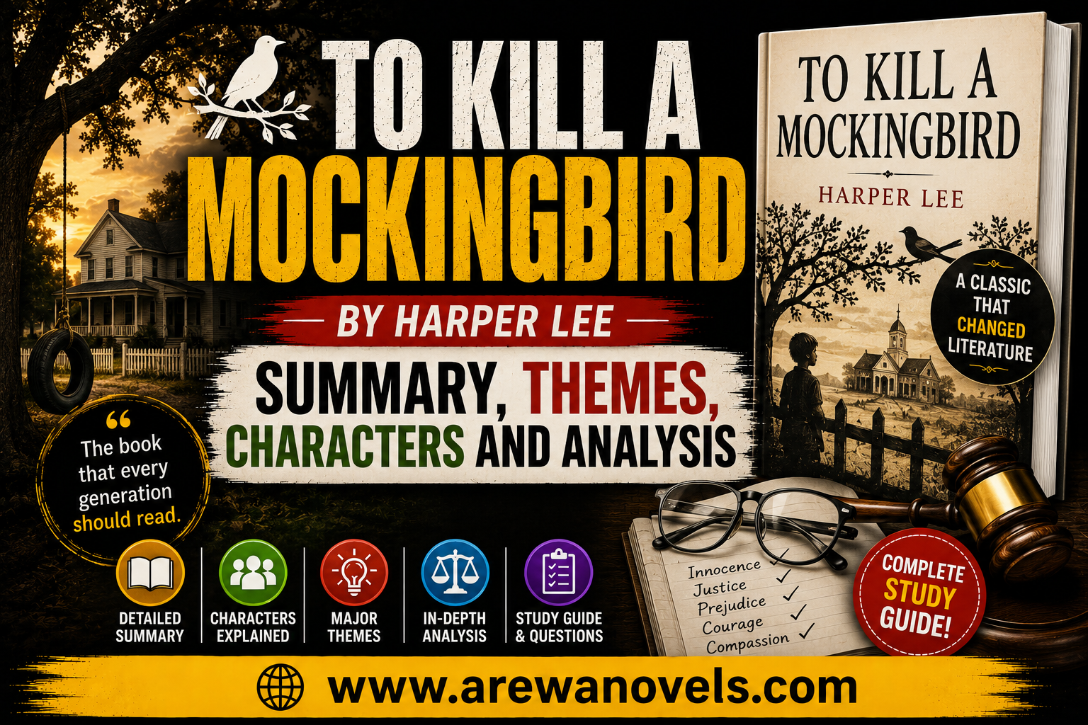 To Kill a Mockingbird by Harper Lee: Summary, Themes, Characters and Analysis