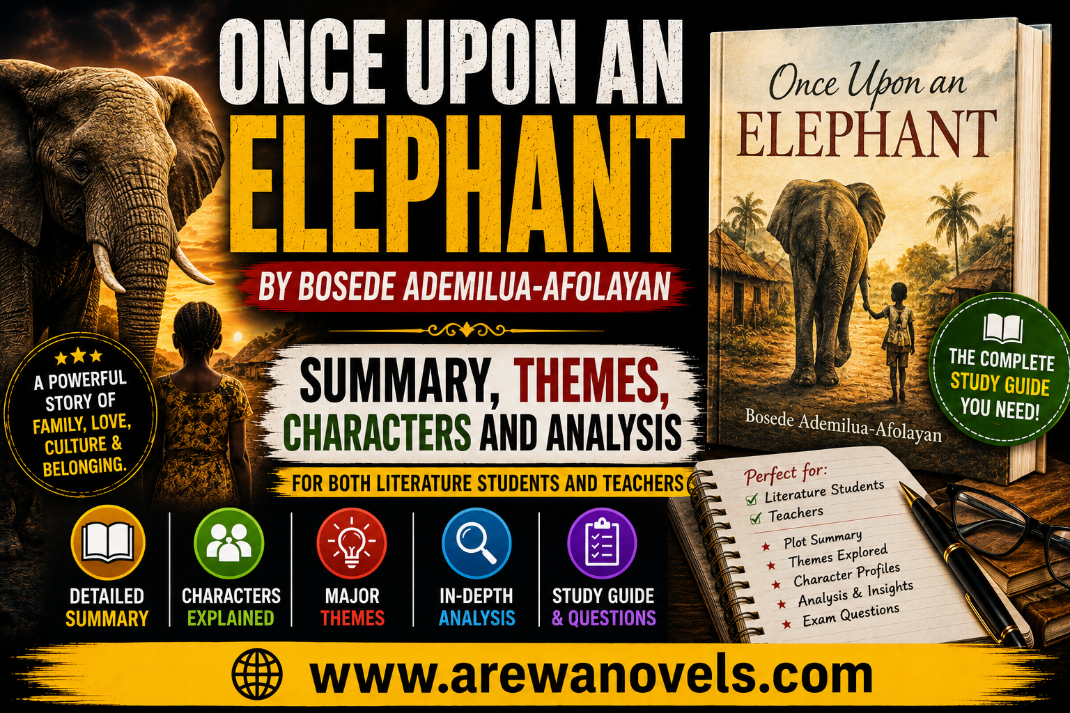 Once Upon an Elephant by Bosede Ademilua-Afolayan: Summary, Themes, Characters and Analysis (for both Literature Students and Teachers)