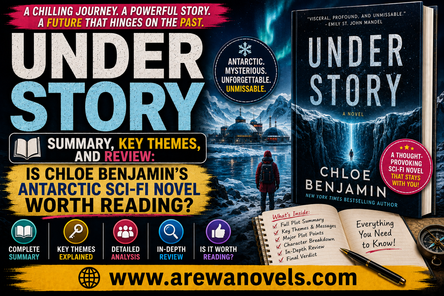 Under Story by Chloe Benjamin Summary, Key Themes, and Review: Is Chloe Benjamin's Antarctic Sci-Fi Novel Worth Reading?