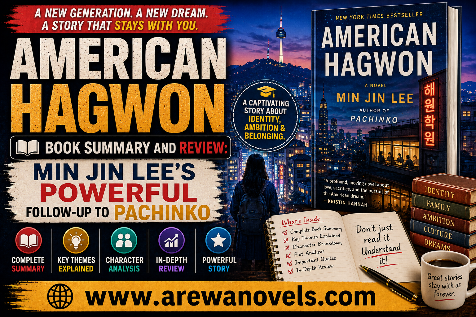 American Hagwon Book Summary and Review by Min Jin Lee's Powerful Follow-Up to Pachinko